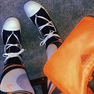 Orange vintage Prada bag used and don’t have the box had them for a long time